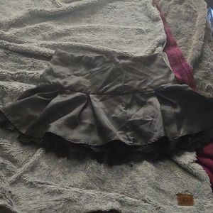 Black lace shein miniskirt petite L